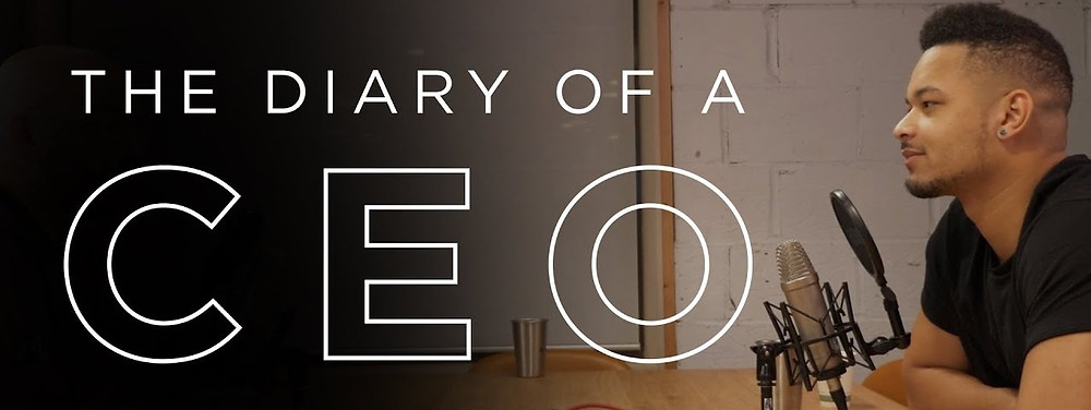 Steven in action on his podcast, Diary Of A CEO